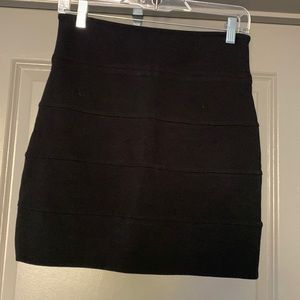 Talula Banded Mini Skirt - Black - Women’s 8